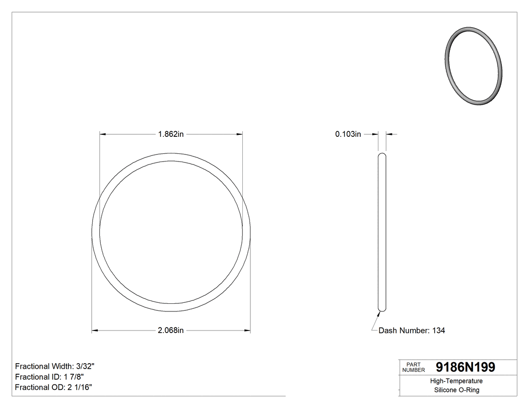 Technical drawing - 9186N199